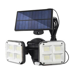 電気代 0円 取付け簡単 ソーラー 広角 センサーライト セパレート 高輝度 玄関 入口 屋外 照明 ガーデン 駐車場 防雨型 防犯 防災 自動点灯 消灯 tecc-sepalight02