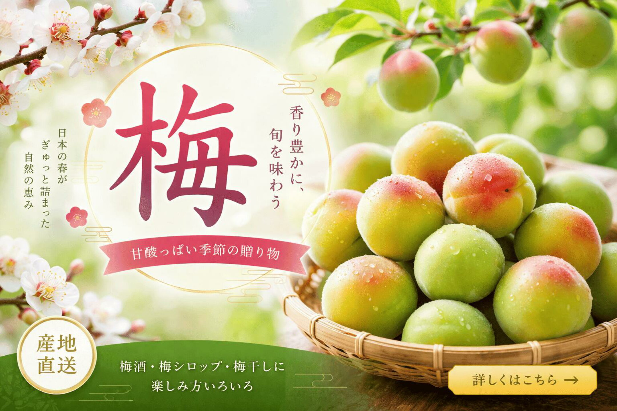 梅仕事に！信州の梅を