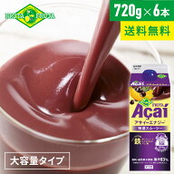 【公式】【送料無料】フルッタフルッタ フルッタアサイー エナジー 720g×6本 冷蔵 大容量 アサイーボウ…