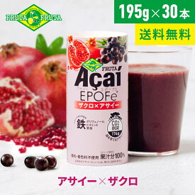 【公式】【送料無料】フルッタフルッタ フルッタアサイー EPOFe エポーフェ 195g×30本 冷蔵 アサイーボウル スムージー ザクロ
