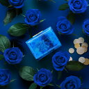 手のひらに咲く、ブルーローズ。Virola Alice Blue Rose（ヴィローラ　アリス　ブルーローズ）ミニ財布 フルッティディボスコ レディース エナメル 本革 ブルー