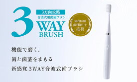 【送料無料】オーラルドクター 3WAY 音波式電動歯ブラシ
