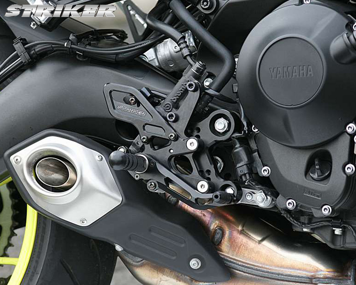 優れた品質 ACTIVE アクティブ バイク ステップバー ライダー側 ブラック 72mm 17700005B YZF-R7 22 MT-09 ABS  21-22 ※ SP XSR900 TRACER9 GT 21