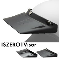 ロングバイザー バイク ヘルメット 零ONE 3点ボタン ヘルメット ドットボタン ISZERO1Visor ジェットヘル…