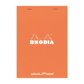 2点以上でメール便送料無料【dotPad No.16】ブロック ロディア ドットパッド オレンジ　dotPad BLOC RHODIA【14.5×21cm】