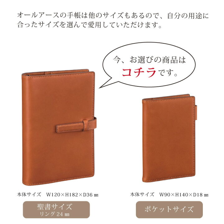 楽天市場】【名入れ対応】ダヴィンチ Davinci システム手帳 オール 