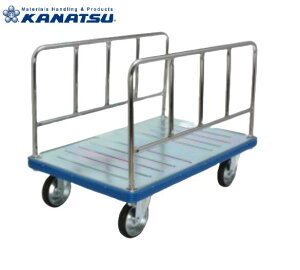 カナツー 台車 BIG500-W-DS 品番:435-00410 長尺物運搬シリーズ ストッパー付【法人限定】