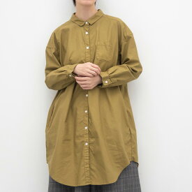 [公式ストア] SUN VALLEY サンバレー / 製品染め オックス シャツ チュニック