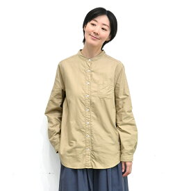 製品染め オックス スタンドカラー シャツ 【SKT005000】【SUNVALLEY サンバレー】