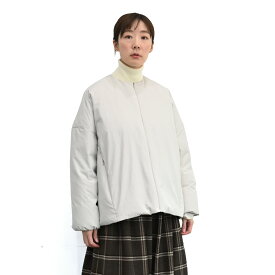 【SALE40%off】マット ツイル ノーカラー 3WAY ダウンジャケット 【BE8005239】【bulbul バルバル】