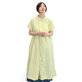 【SALE50%off】製品染め コットン ドット ジャガード シャツワンピース 【SK4038233】【SUNVALLEY サンバレー】