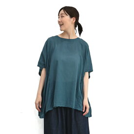 【SALE40%off】製品染め ボイル ワイド ギャザー プルオーバー 【SK5003238】【SUNVALLEY サンバレー】