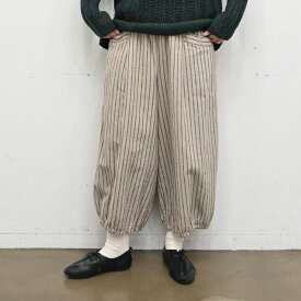 【SALE50%off】[公式ストア] SUN VALLEY サンバレー / 綿麻平織起毛 バルーンパンツ