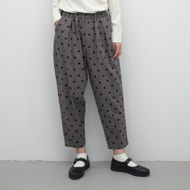 [公式ストア] SUN VALLEY サンバレー / 綿麻 平織 テーパードパンツ