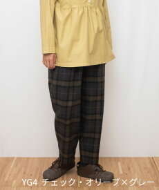 【SALE40%off】[公式ストア] SUN VALLEY サンバレー / 綿麻 平織 起毛 テーパードパンツ