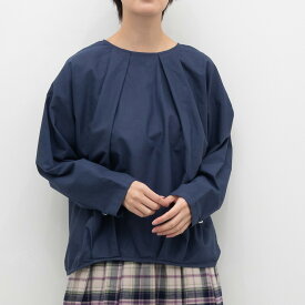 [公式ストア] SUN VALLEY サンバレー / 製品染め オックス 2WAY タック ブラウス