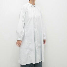 [公式ストア] SUN VALLEY サンバレー / 製品染め オックス シャツワンピース