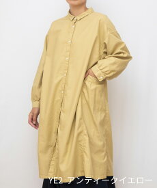 【SALE40%off】[公式ストア] SUN VALLEY サンバレー / 製品染め オックス シャツワンピース