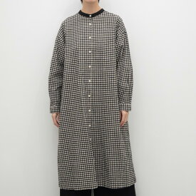 【SALE40%off】[公式ストア] SUN VALLEY サンバレー / 綿麻 平織 起毛 2WAY シャツワンピース