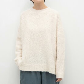 【SALE40%off】[公式ストア] SUN VALLEY サンバレー / ウール 混 ループヤーン ローゲージ ビッグプルオーバー