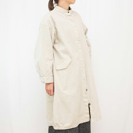 【SALE50%off】[公式ストア] SUN VALLEY サンバレー / 製品染め コットンリップストップ スタンドカラーコート