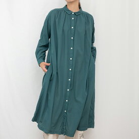 【SALE50%off】[公式ストア] SUN VALLEY サンバレー / 製品染め ボイル シャツワンピース