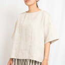 【SALE20%off】[公式ストア] SUN VALLEY サンバレー / リネン平織 Tブラウス
