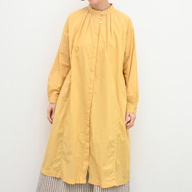 【SALE50%off】[公式ストア] SUN VALLEY サンバレー / 製品染め コットンローン シャツワンピース