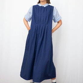 【SALE40%off】[公式ストア] SUN VALLEY サンバレー / 製品染め オックス 2WAY ノースリーブ ワンピース