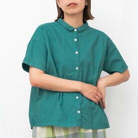 【SALE30%off】[公式ストア] SUN VALLEY サンバレー / 製品染め オックス ちび衿シャツ