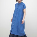 【SALE50%off】[公式ストア] SUN VALLEY サンバレー / リネン 平織 切替 タックチュニック
