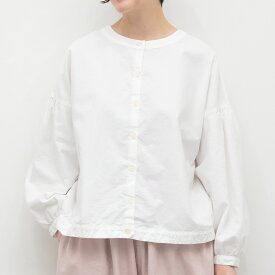 【SALE10%off】[公式ストア] SUN VALLEY サンバレー / 製品染め オックス 2WAY ブラウス