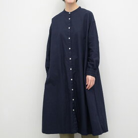 [公式ストア] SUN VALLEY サンバレー / 製品染め オックス シャツワンピース