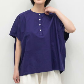 【SALE20%off】[公式ストア] SUN VALLEY サンバレー / 製品染め オックス ヘンリー ブラウス