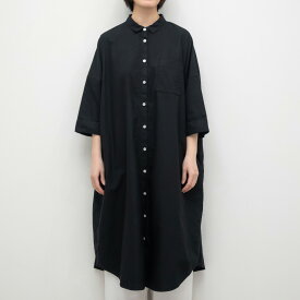 【SALE20%off】[公式ストア] SUN VALLEY サンバレー / 製品染め オックス ワイド袖 ワンピース