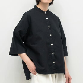 【SALE10%off】[公式ストア] SUN VALLEY サンバレー / 製品染め オックス スタンド シャツ