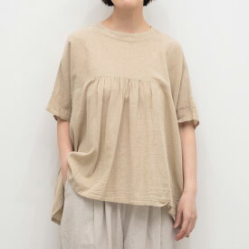【SALE20%off】[公式ストア] SUN VALLEY サンバレー / 綿麻 ガーゼ ワイド ブラウス