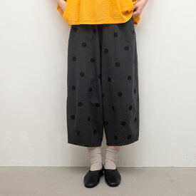 【SALE30%off】[公式ストア] SUN VALLEY サンバレー / 綿麻 平織 4柄 コクーン パンツ