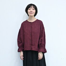 【SALE50%off】製品染め コットン ジャガード 2WAY プルオーバー 【TK620246】【tukuroi ツクロイ】