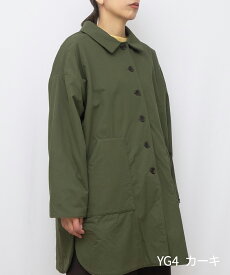 【SALE30%off】[公式ストア] tukuroi by SUN VALLEY ツクロイ / コットン馬布 ピーチ起毛 × 裏フリース ステンカラーコート