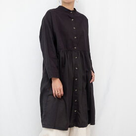 【SALE50%off】[公式ストア] tukuroi by SUN VALLEY ツクロイ / 製品染め 綿麻平織 2WAYワンピース