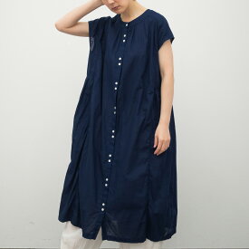 【SALE50%off】[公式ストア] tukuroi by SUN VALLEY ツクロイ / 製品染め綿麻平織2WAYワンピース