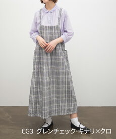 【SALE50%off】[公式ストア] tukuroi by SUN VALLEY ツクロイ / コットンリネン エプロンワンピース