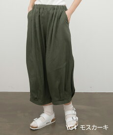 【SALE40%off】[公式ストア] tukuroi by SUN VALLEY ツクロイ / リネン平織 サルエルパンツ