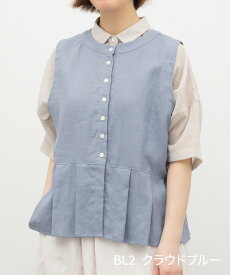 【SALE50%off】[公式ストア] tukuroi by SUN VALLEY ツクロイ / リネン平織2WAYベスト
