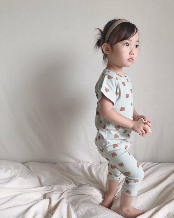 楽天市場 夏用キッズパジャマ くま柄 ベビー服 子ども服 韓国子供服 F Sourire 楽天市場 夏用キッズパジャマ くま柄 ベビー服 子ども服 韓国子供服 F Sourire