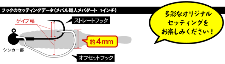 楽天市場】エコギア メバル職人 メバダート 1 楽天市場】エコギア メバル職人 メバダート 1
