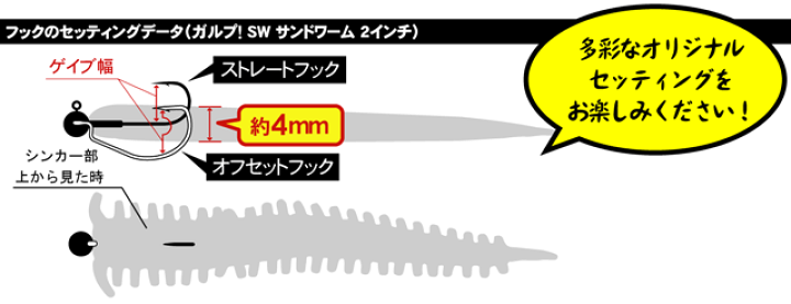 楽天市場 バークレイ ガルプ サンドワーム 2 Nsw ナチュラルサンドワーム ソルトウォーター ロックフィッシュ用 ワーム 2インチ フィッシングスクエア 楽天市場店
