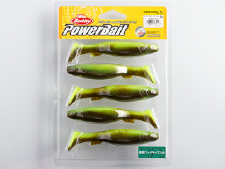 楽天市場 バークレイパワーベイト パワーウィグラー4 Gpch グリーンパンプキンチャートリュース ブラックバス用 ワーム スイムベイト 4インチ フィッシングスクエア 楽天市場店