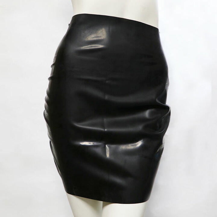 楽天市場 Rubbberwear Mサイズ 即納 ラバースカート ラバードレス ラバーウェア コスチューム 撮影会 パーティー イベント フェティッシュ ゴム ラテックス レディース 女性 用 コスプレ ブラック 黒 Koni Koni